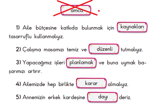 2. Sınıf Hayat Bilgisi Ders Kitabı Sayfa 92 Cevapları