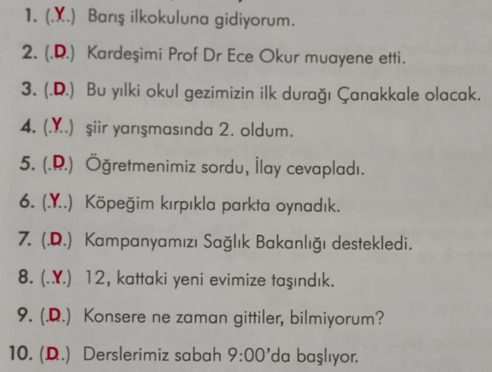 3. Sınıf Türkçe Ders Kitabı Sayfa 51 Cevapları İlke Yayıncılık