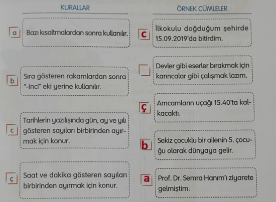 4. Sınıf Türkçe Ders Kitabı Sayfa 29 Cevapları Tuna Yayıncılık