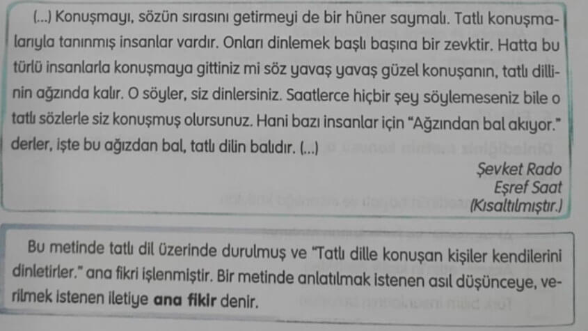 4. Sınıf Türkçe Ders Kitabı Sayfa 44 Cevapları Tuna Yayıncılık