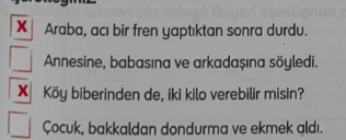 4. Sınıf Türkçe Ders Kitabı Sayfa 51 Cevapları Tuna Yayıncılık