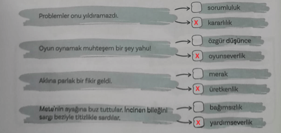 5. Sınıf Türkçe Ders Kitabı Sayfa 26-30-31-32-33. Cevapları MEB Yayınları