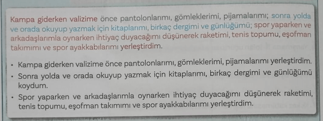 5. Sınıf Türkçe Ders Kitabı Sayfa 36 Cevapları MEB Yayınları