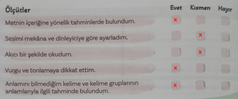 5. Sınıf Türkçe Ders Kitabı Sayfa 78 Cevapları MEB Yayınları