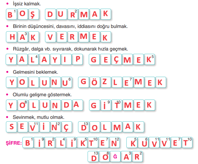 6. Sınıf Türkçe Ders Kitabı Sayfa 18 Cevapları Yıldırım Yayınları