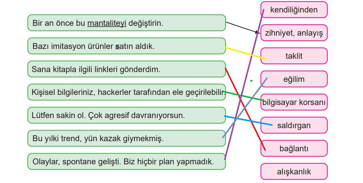 6. Sınıf Türkçe Ders Kitabı Sayfa 38 Cevapları MEB Yayınları