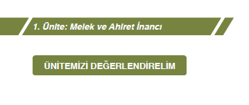 1. Ünitemizi Değerlendirelim Cevapları