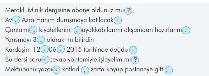 3. Sınıf Türkçe Ders Kitabı Sayfa 68 Cevapları İlke Yayıncılık