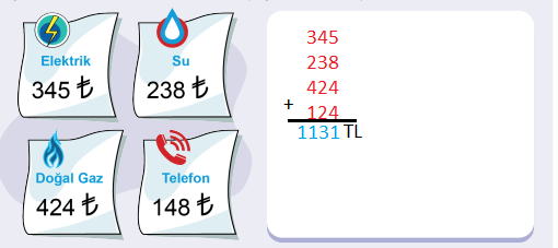 4. Sınıf Matematik Ders Kitabı Sayfa 42 Cevapları MEB Yayınları