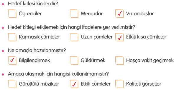 4. Sınıf Türkçe Ders Kitabı Sayfa 76 Cevapları Tuna Yayıncılık