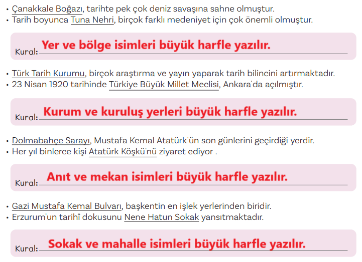 5. Sınıf Türkçe Ders Kitabı Sayfa 87 Cevapları MEB Yayınları