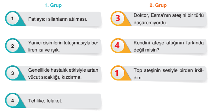 6. Sınıf Türkçe Ders Kitabı Sayfa 48 Cevapları Yıldırım Yayınları