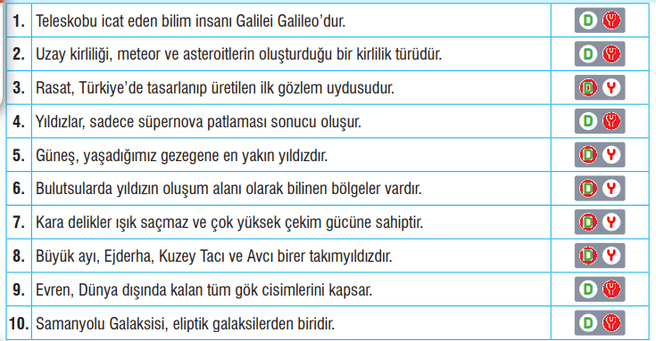 7. Sınıf Fen Bilimleri Ders Kitabı Sayfa 41 Cevapları MEB Yayınları