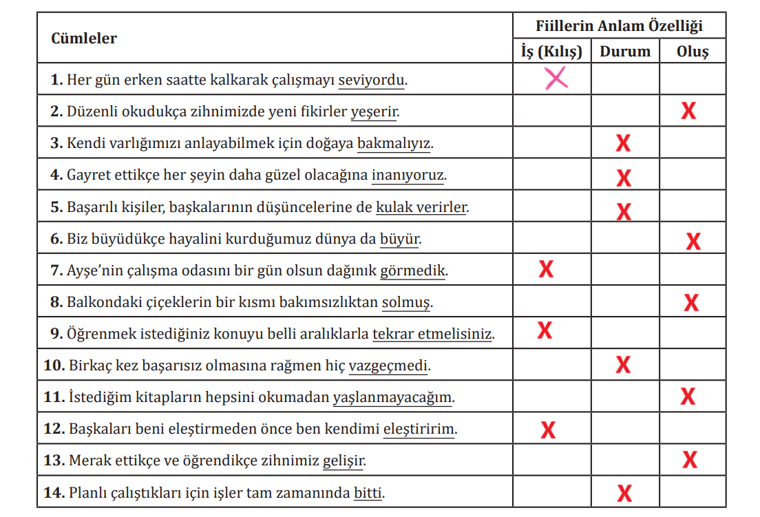 7. Sınıf Türkçe Ders Kitabı Sayfa 19 Cevapları MEB Yayınları