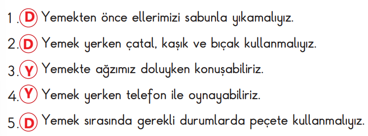 2. Sınıf Hayat Bilgisi Ders Kitabı Sayfa 118 Cevapları MEB Yayınları1