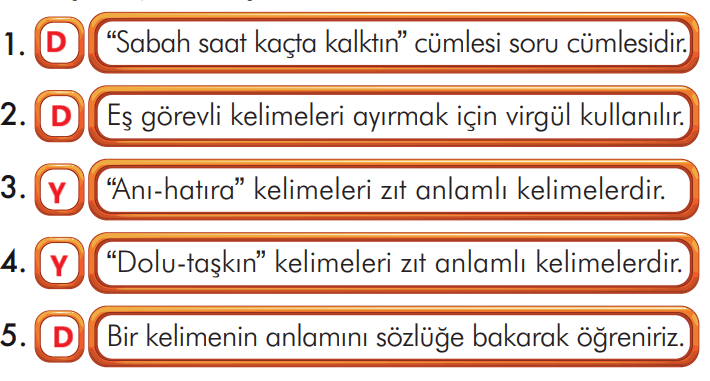 2. Sınıf Türkçe Ders Kitabı Sayfa 130 Cevapları İlke Yayıncılık