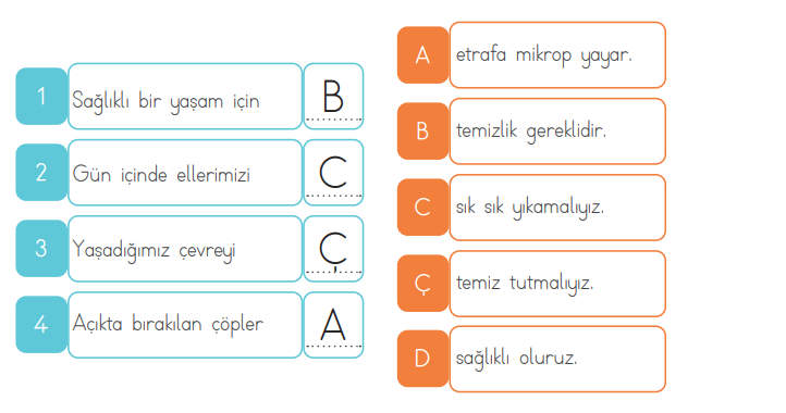 3. Sınıf Hayat Bilgisi Ders Kitabı Sayfa 111 Cevapları MEB Yayınları