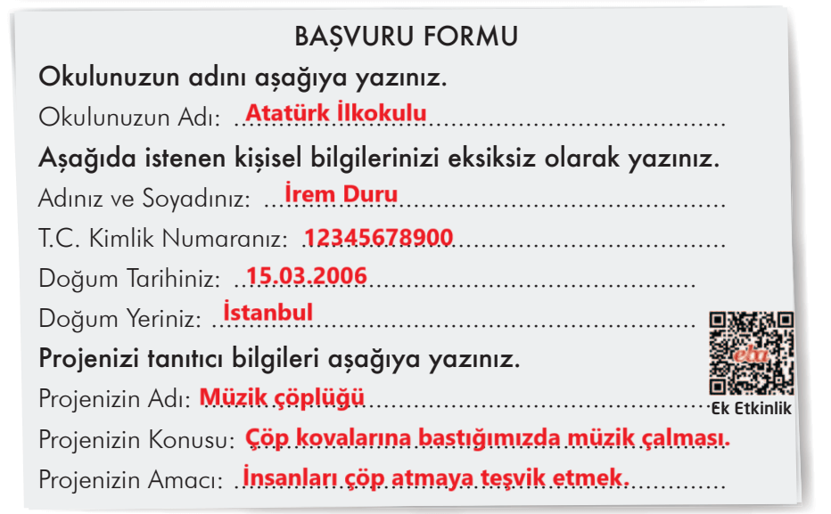 3. Sınıf Türkçe Ders Kitabı Sayfa 95 Cevapları İlke Yayıncılık