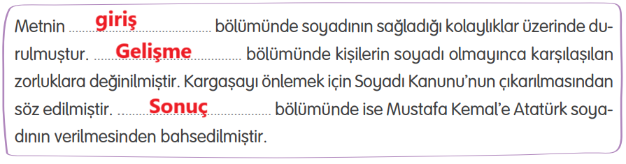 4. Sınıf Türkçe Ders Kitabı Sayfa 119 Cevapları Tuna Yayıncılık