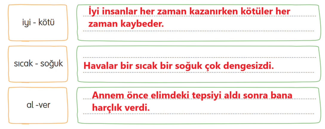 4. Sınıf Türkçe Ders Kitabı Sayfa 140 Cevapları Tuna Yayıncılık