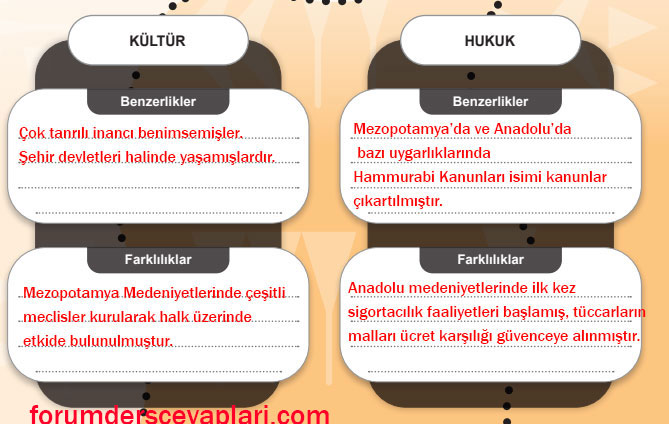 5. Sınıf Sosyal Bilgiler Ders Kitabı Sayfa 138-139 Cevapları MEB Yayınları