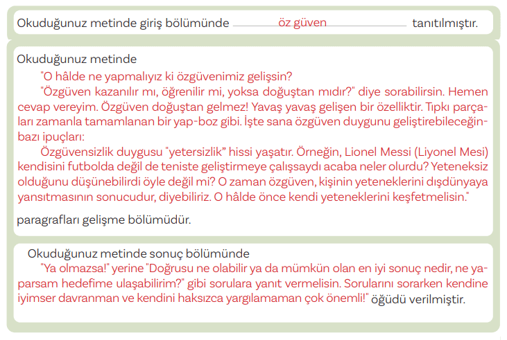 5. Sınıf Türkçe Ders Kitabı Sayfa 186 Cevapları MEB Yayınları