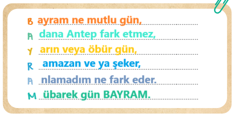 6. Sınıf Din Kültürü Ders Kitabı Sayfa 63 Cevapları SDR İpekyolu Yayıncılık