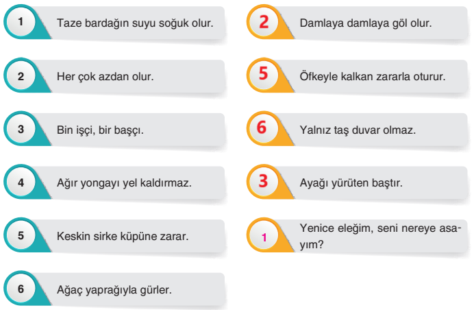 6. Sınıf Türkçe Ders Kitabı Sayfa 127 Cevapları Yıldırım Yayınları