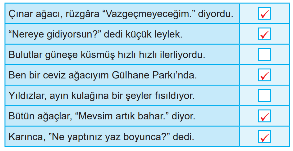 6. Sınıf Türkçe Ders Kitabı Sayfa 133 Cevapları MEB Yayınları