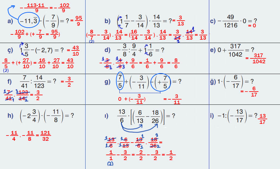 7. Sınıf Matematik Ders Kitabı Sayfa 100 Cevapları Edat Yayınları