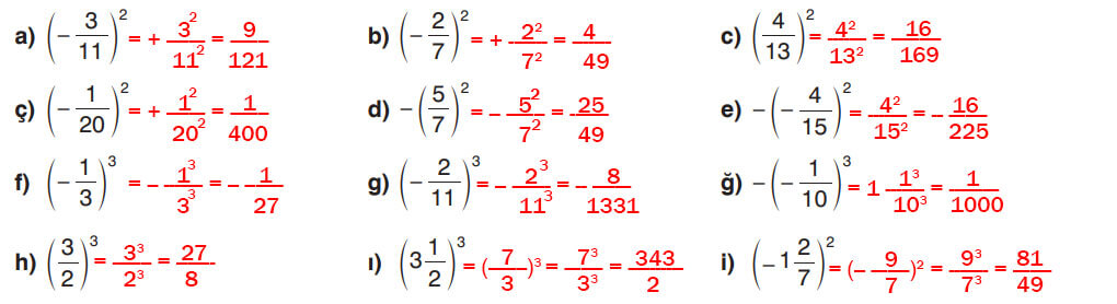 7. Sınıf Matematik Ders Kitabı Sayfa 94 Cevapları Edat Yayınları