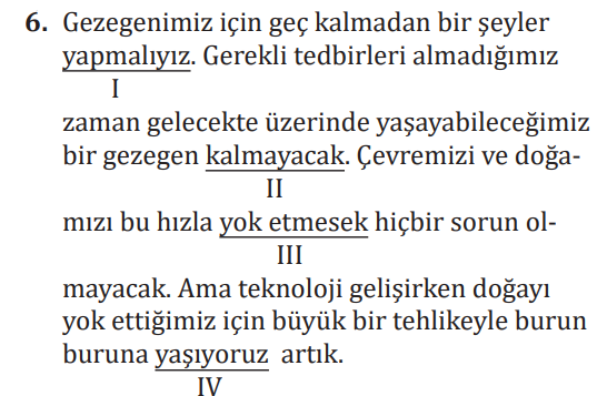 7. Sınıf Türkçe Ders Kitabı Sayfa 105 Cevapları MEB Yayınları