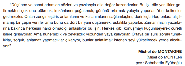 7. Sınıf Türkçe Ders Kitabı Sayfa 90 Cevapları Özgün Yayıncılık