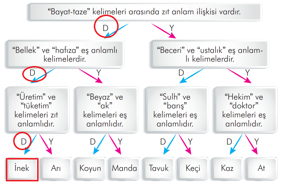 3. Sınıf Türkçe Ders Kitabı Sayfa 188 Cevapları İlke Yayıncılık