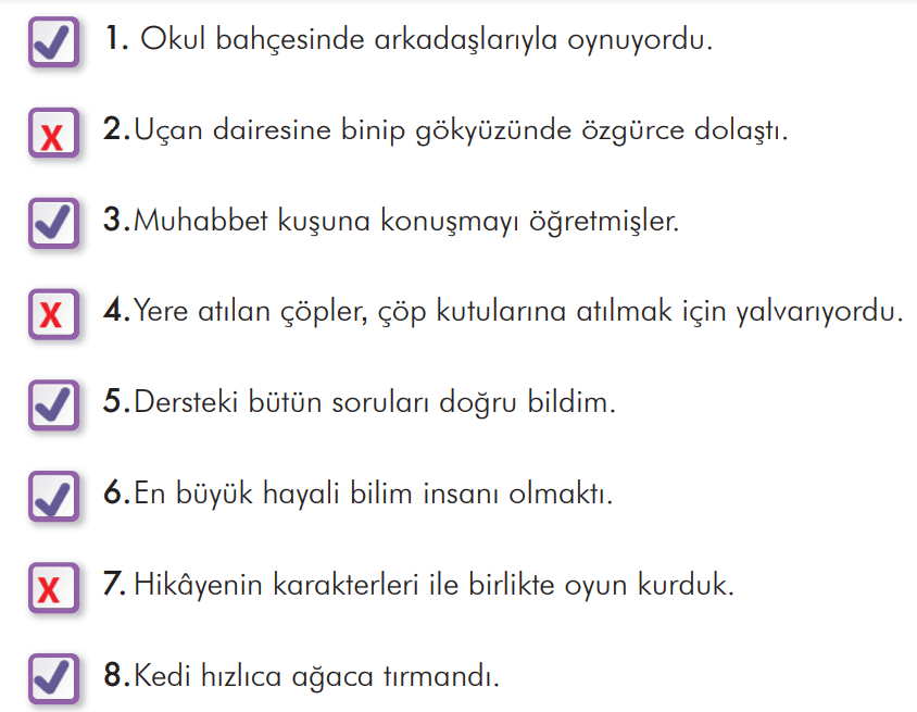 3. Sınıf Türkçe Ders Kitabı Sayfa 200 Cevapları İlke Yayıncılık