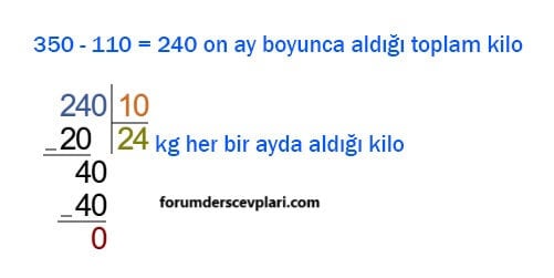 4. Sınıf Matematik Ders Kitabı Sayfa 109 Cevapları MEB Yayınları