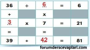 4. Sınıf Matematik Ders Kitabı Sayfa 111 Cevapları MEB Yayınları