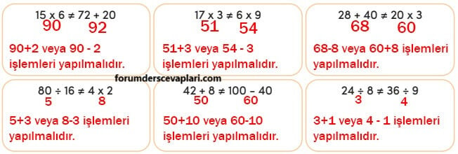 4. Sınıf Matematik Ders Kitabı Sayfa 113 Cevapları MEB Yayınları