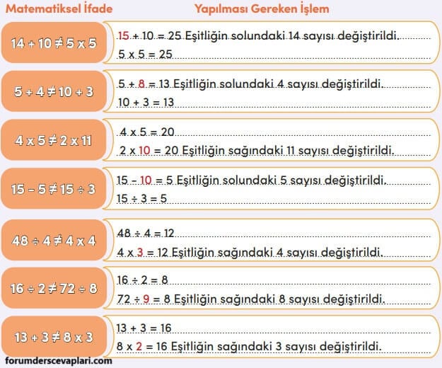 4. Sınıf Matematik Ders Kitabı Sayfa 114 Cevapları MEB Yayınları