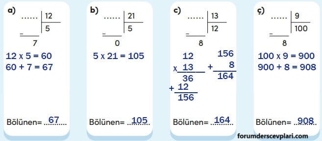 4. Sınıf Matematik Ders Kitabı Sayfa 116 Cevapları MEB Yayınları1