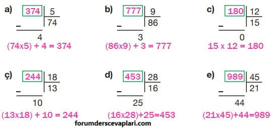 4. Sınıf Matematik Ders Kitabı Sayfa 122 Cevapları Pasifik Yayıncılık