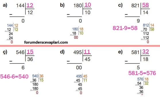 4. Sınıf Matematik Ders Kitabı Sayfa 122 Cevapları Pasifik Yayıncılık2