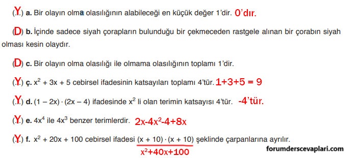 4. Sınıf Matematik Ders Kitabı Sayfa 132 Cevapları ADA Yayıncılık