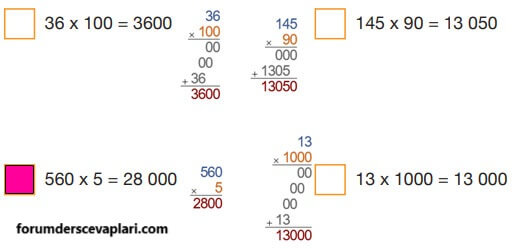 4. Sınıf Matematik Ders Kitabı Sayfa 134 Cevapları Pasifik Yayıncılık3