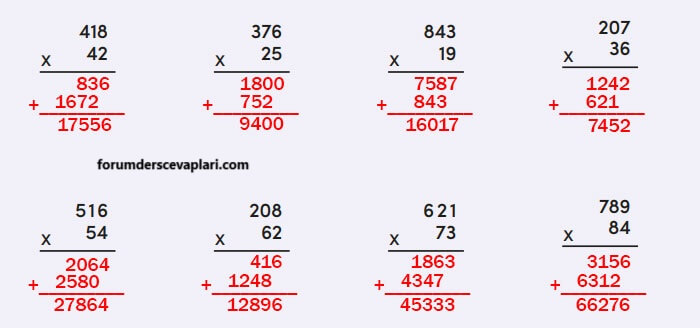 4. Sınıf Matematik Ders Kitabı Sayfa 79 Cevapları MEB Yayınları