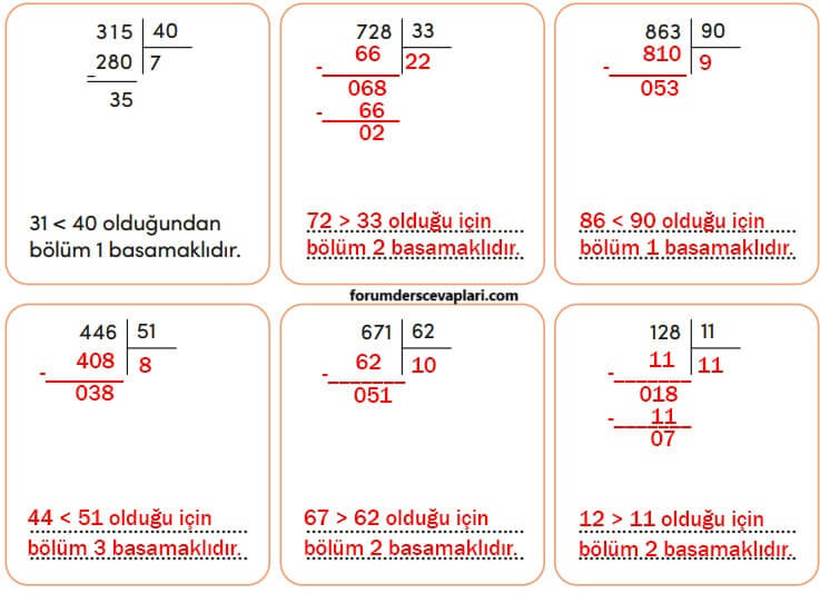 4. Sınıf Matematik Ders Kitabı Sayfa 93 Cevapları MEB Yayınları