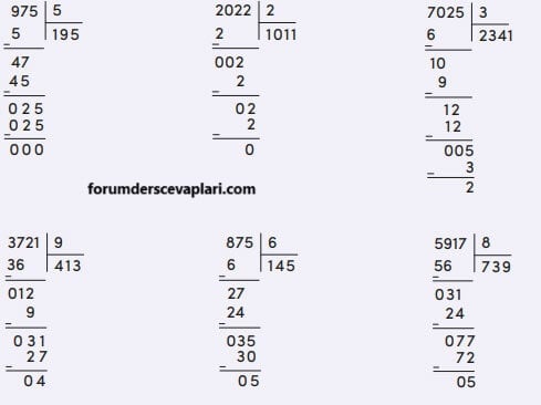 4. Sınıf Matematik Ders Kitabı Sayfa 99 Cevapları MEB Yayınları