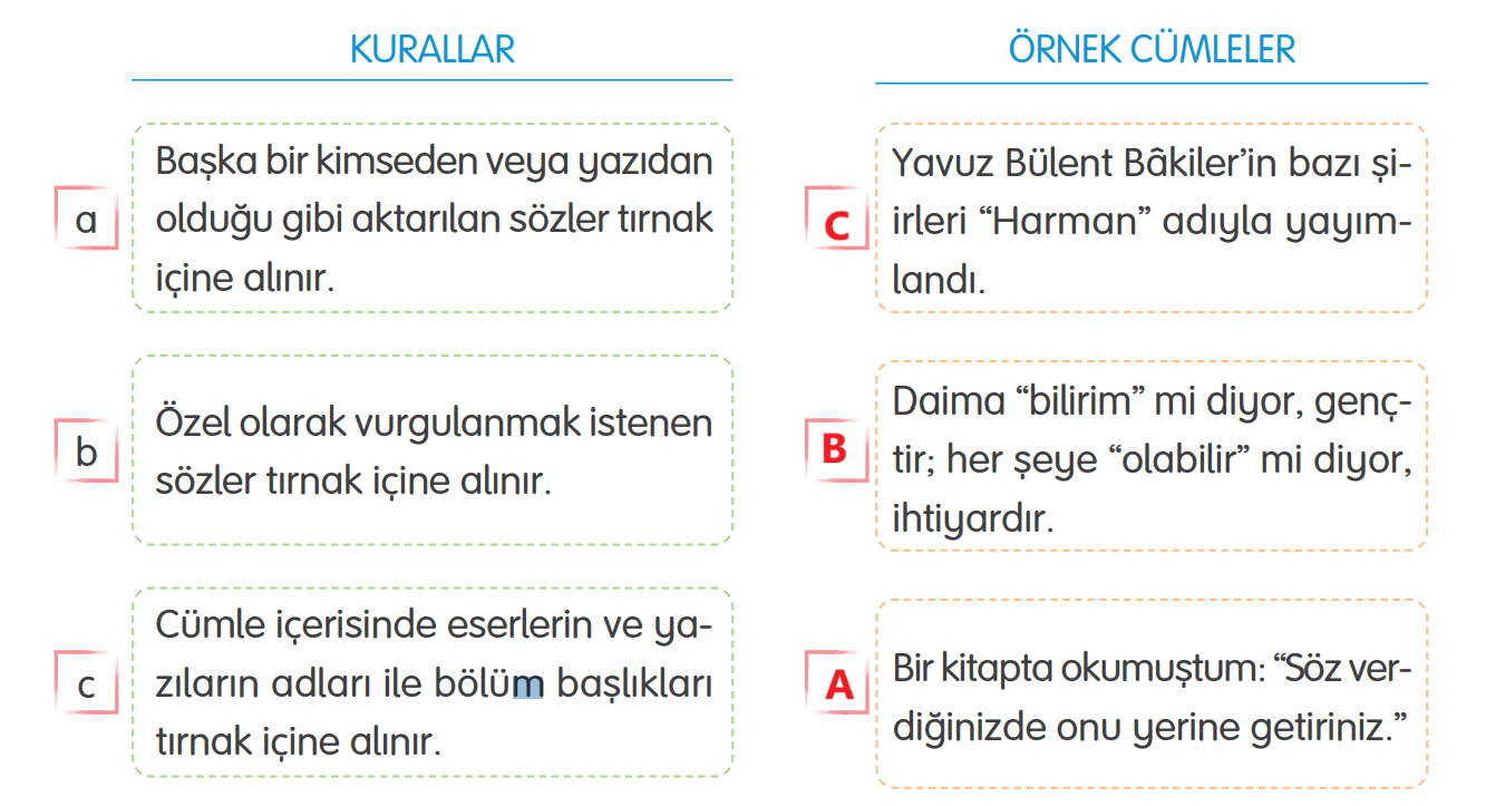 4. Sınıf Türkçe Ders Kitabı Sayfa 153 Cevapları Tuna Yayıncılık