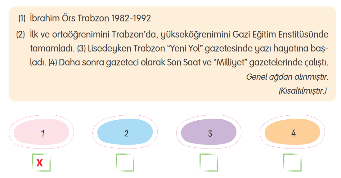 4. Sınıf Türkçe Ders Kitabı Sayfa 164 Cevapları Tuna Yayıncılık