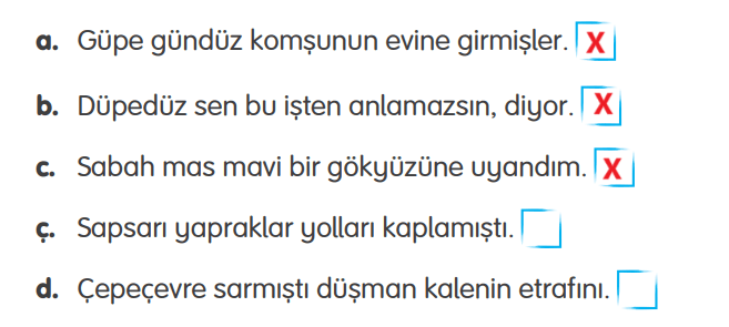 4. Sınıf Türkçe Ders Kitabı Sayfa 170 Cevapları Tuna Yayıncılık